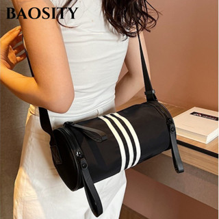 Túi hình trụ phiên bản Hàn Quốc 2024 túi giải trí mới túi xách nữ túi đeo vai đơn