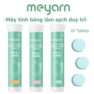  MEYARN 20 Cái viên sủi khay niềng răng Viên làm sạch Retainer 99,9% cho niềng răng giả 