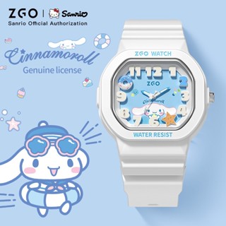 đồng hồ trẻ em ZGO x Sanrio Thể Thao Chống Thấm Nước Cute Quà tặng của trẻ em 357