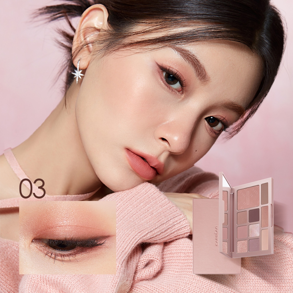 Bảng Phấn Mắt Carslan 10 Màu Trang Điểm Đa Chức Năng Phấn Má Hồng Phấn Bắt Sáng Tạo Khối Người mới bắt đầu phải mua 12g | BigBuy360 - bigbuy360.vn