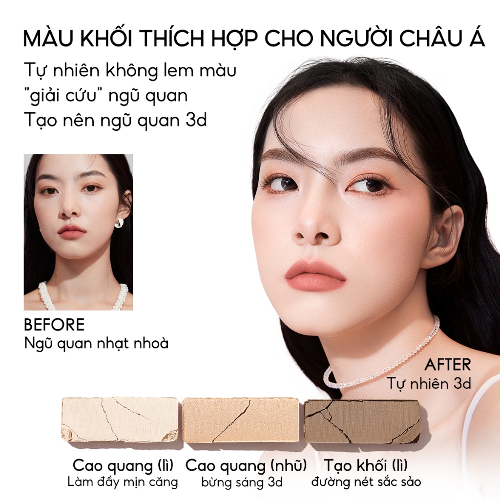 Bảng Phấn Mắt Carslan 10 Màu Trang Điểm Đa Chức Năng Phấn Má Hồng Phấn Bắt Sáng Tạo Khối Người mới bắt đầu phải mua 12g | BigBuy360 - bigbuy360.vn