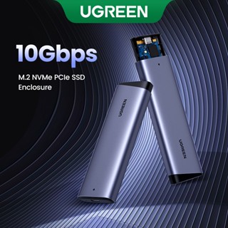 Ốp lưng SSD UGREEN M2 M.2 NVMe SATA SSD Enclosure Adapter 10Gbps USB 3.2 Gen2 USB C Vỏ ngoài hỗ trợ phím M và M & B
