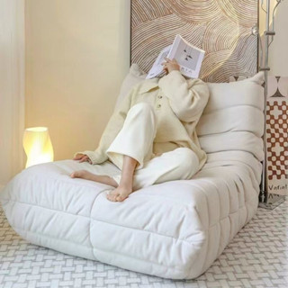 Ghế Togo Sofa lười Da Tatami Sofa đơn ghế lười sofa nội thất phòng ngủ sofa phòng khách sofa tối giản ghế sofa mini ghế nằm  sofa mini decor phòng ngủ ghế đọc sách  sofa giãn