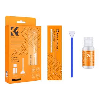  Bộ khăn lau cảm biến APS-C DSLR hoặc máy ảnh DSLR KF 16mm  10 chiếc * tăm bông làm sạch + 1 * 20ml chất lỏng làm sạch  