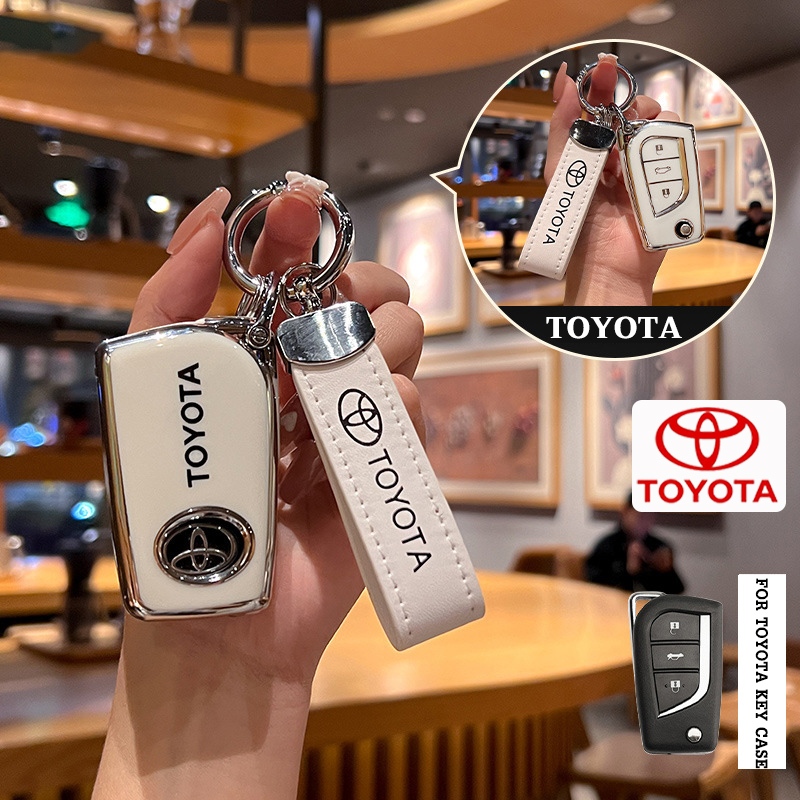 Ốp chìa khóa xe Toyota Toyota REVO / ALTIS2014- 2019 / corolla Altis 2010 Vỏ chìa khóa xe Toyota móc