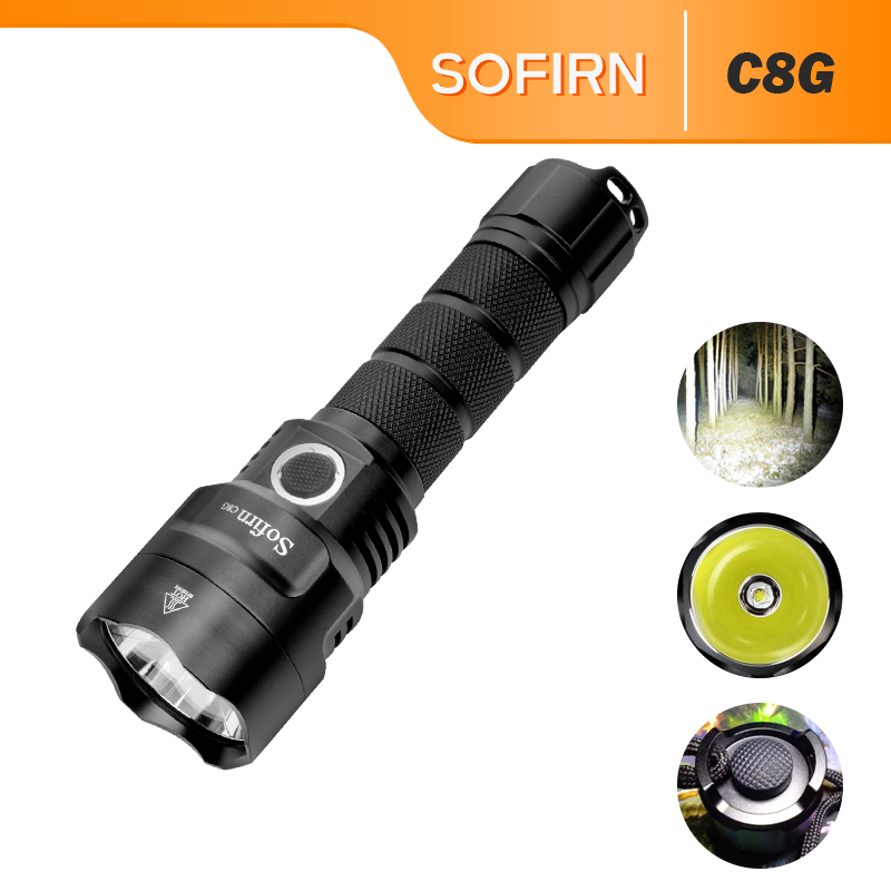Sofirn C8G 2000 Lumen Có Đèn LED SST40 Sử Dụng Pin 21700