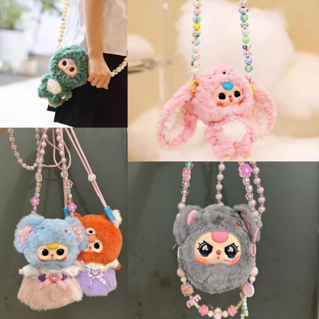 Babythree V1/V2/V3 Dây Treo Chống Mất Dây Xích Túi Phụ Kiện Trang Trí Dây Điện Thoại Đeo Ngang Đính Hạt Nhiều Màu Sắc DIY Ngọt Ngào Dễ Thương Không Có Kẹp Lưng