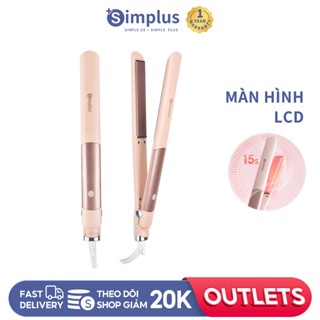 Simplus Máy uốn duỗi thẳng 2in1 uốn xoăn ion âm công dụng kép không làm tổn thương tóc ZFBA001 -Bảo Hành 12 Tháng