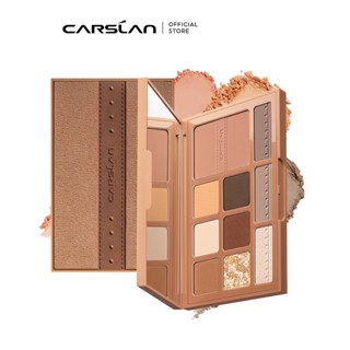 Bảng Phấn Mắt Carslan 10 Màu Trang Điểm Đa Chức Năng Phấn Má Hồng Phấn Bắt Sáng Tạo Khối Người mới bắt đầu phải mua 12g