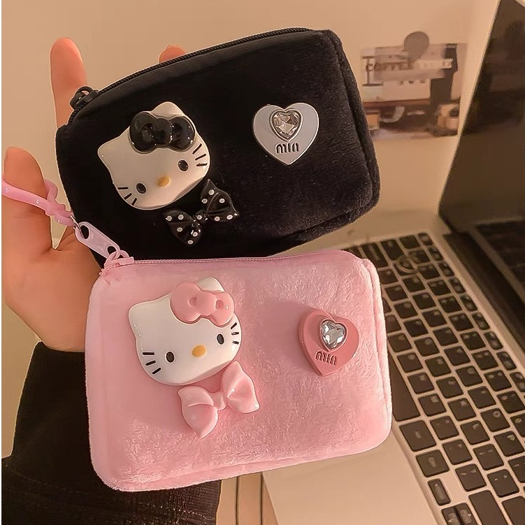 Ví Hoạt Hình Dễ Thương Ví Hello Kitty Túi Đựng Thẻ Điện Thoại Di Động Gói Bảo Vệ Tai Nghe Hộp Đựng Chìa Khóa Nhẫn / Dây Xích Người Yêu Quà Tặng bestie