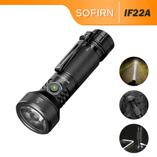 Sofirn IF22A 3A Sạc 2100 lumen Đèn Pin Mạnh Mẽ Luminus SFT40 Đèn Pin LED Ném 700 Mét Cho Săn Bắn Ngoài Trời Cắm Trại Đi Bộ Đường Dài