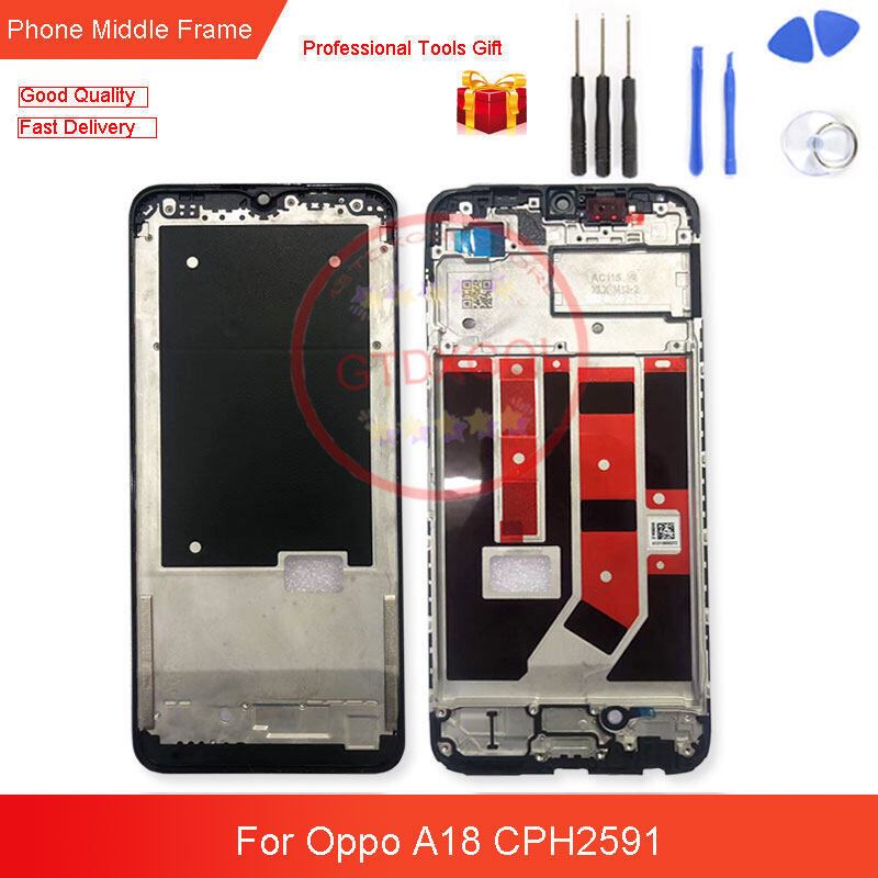6.56 inch Mới Cho Oppo A18 CPH2591 A38 CPH2579 Khung Giữa