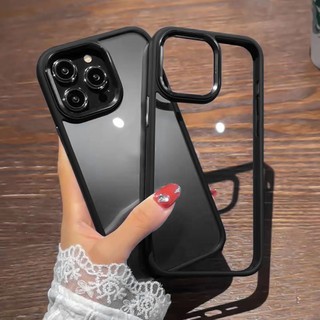 Ốp Điện Thoại Armor Trong Suốt Có Nút Kim Loại Chống Rơi Vỡ / Sốc Cho iPhone16 ProMax 15 Pro Max 14 Pro MAX 13 Pro MAX 12 11 Pro