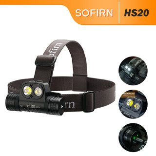 Đèn pin đeo đầu SOFIRN HS20 2400Lumen Type C XHP50.2 LH351D siêu sáng chống thấm nước 2 trong 1 sạc lại được tiện lợi