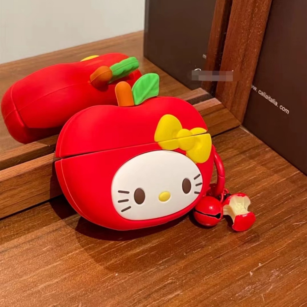 Ốp lưng Apple Shape Hello Kitty Airpod Pro3 Airpod Pro2 Vỏ tai nghe silicon mềm 3D chống sốc cho Air
