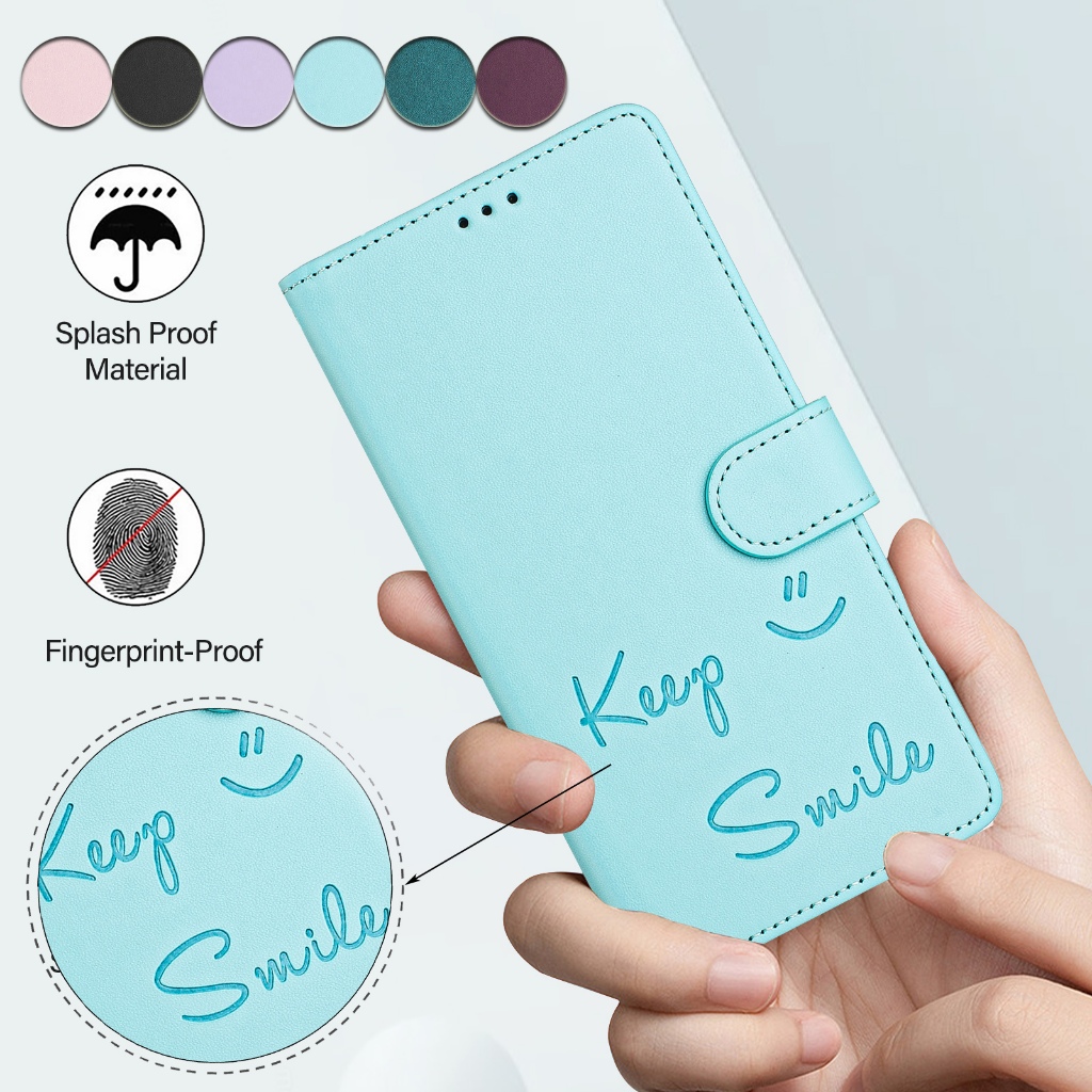 Bao Da Nắp Gập Kiểu Ví Kèm Ngăn Đựng Thẻ Sang Trọng Cho OPPO Reno11F 5G Reno 12F 5G Reno12 5G Reno10