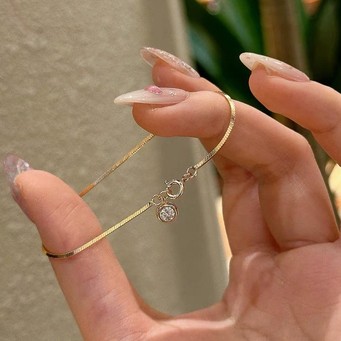 Việt Nam 1 Ngày Giao💕Vòng tay rắn vàng đá pha lê | Vòng tay nữ | Phụ kiện đi chơi