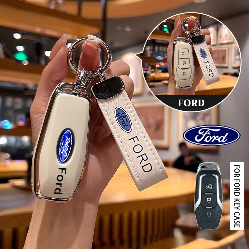 Vỏ chìa khóa thông minh TPU ô tô Ford ranger xlt Vỏ chìa khóa ô tô Móc khóa Ford