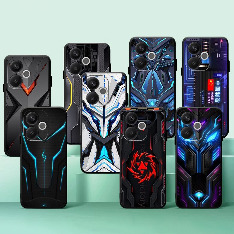 Dành Cho Redmi Turbo 3 Ốp Lưng Cho Poco F6 5G HD Sơn Ốp Lưng Cho Redmi Turbo3 Vỏ Silicon Cho Xiaomi 