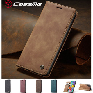 CaseMe Cho iphone 11 12 13 14 15 16 Pro Max 14 15 16e 7 8 Plus Xs Max Xr Flip Từ Đứng Da PU Ví Bao Da