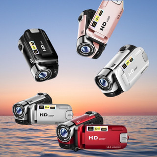 Máy ảnh kỹ thuật số D90 1080P 16MP quay màn hình xoay 2 4 inch Đầu ghi video HD Zoom 16X với ánh sáng lấp đầy
