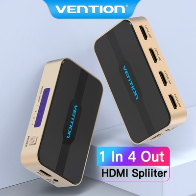 HDMI tách ra Vention 1 In 4 Out HDMI Splitter 4k 30hz Hỗ Trợ 3d Full Hd 1080p Cho Xbox Ps4 Ps3