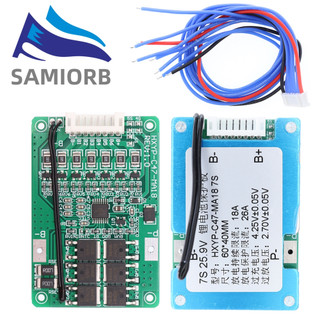  Bảng Mạch Bảo Vệ Pin Lithium 4S   5S   6S   7S BMS 16.8V 21V 20A 18650 Sự Bảo Vệ 
