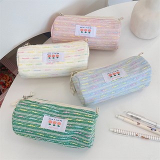 Hộp đựng bút chì cầu vồng thời trang hàn quốc vải nhung dung tích lớn 30-40 chiếc
