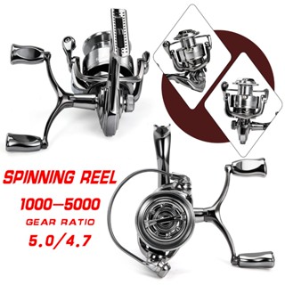 Sougayilang 1000-5000 Máy Câu 5.0: 1 / 4.7: 1 Tỷ Lệ Bánh Răng Đôi Thiết Kế Cánh Tay Rocker Nhôm Cuộn Dây Quay Máy Câu Max Kéo 10kg