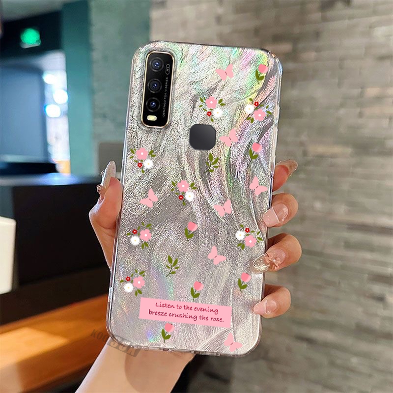 Ốp Lưng Cứng Cho VIVO 1901 1902 1904 1906 1916 Ốp lưng Hoa Thời Trang Vỏ Lưng