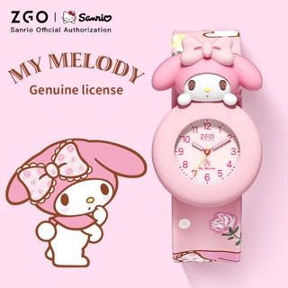 đồng hồ trẻ em ZGO x Sanrio Melody Hình Chống nước Đồng hồ bé gái 5 ~ 12 tuổi 307