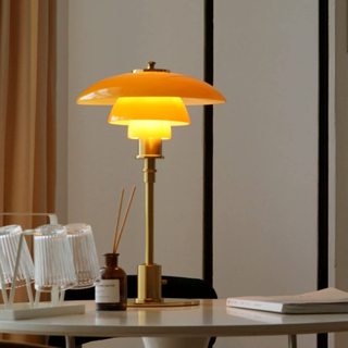 AIMI RETRO GIỮA THẾ KỶ ĐÈN BÀN KÍNH CHỤP ĐÈN ĐẾ KIM LOẠI HỌC ĐÈN ĐỌC SÁCH THÍCH HỢP CHO PHÒNG KHÁCH PHÒNG NGỦ