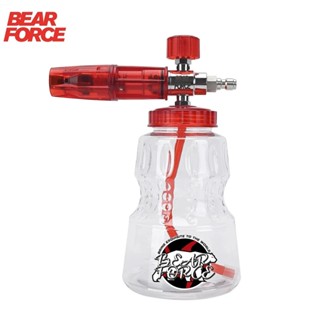Máy rửa áp lực BEARFORCE Pháo xốp nhôm với đầu nối nhanh 1 / 4 ” & vòi phun 1.25mm & 1.10mm, Lance xốp tuyết có thể điều chỉnh với bình đựng xà phòng 1L cho máy giặt điện