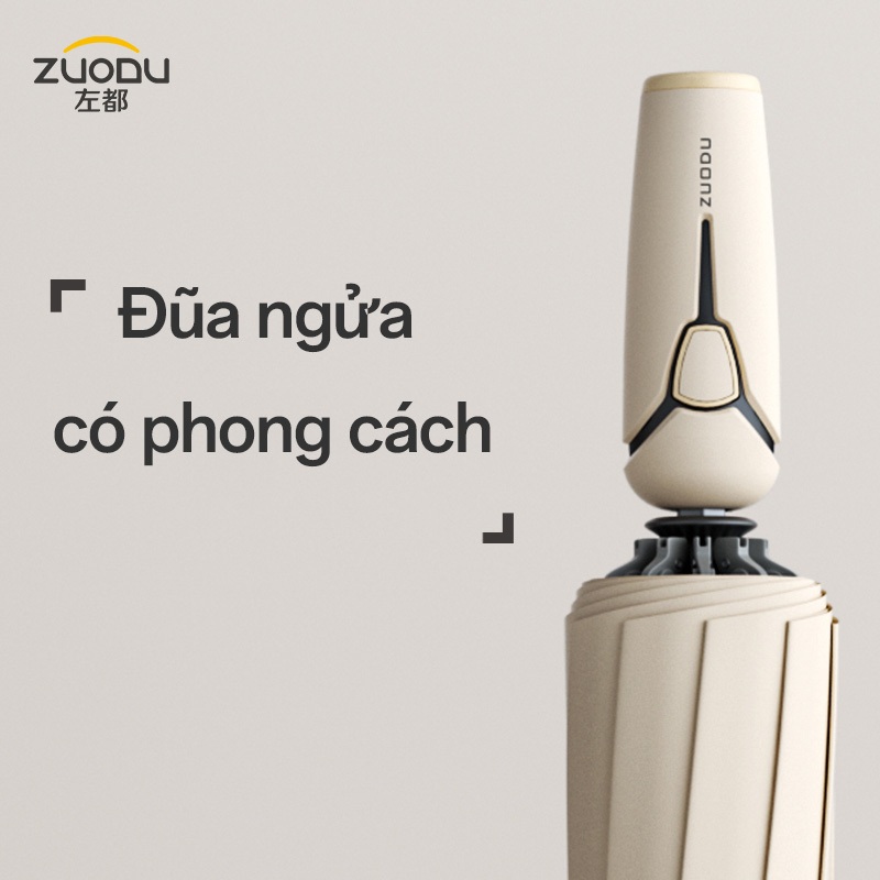 [Zuodu]Ô gấp Ô đảo ngược tự động Ô gấp ngược Lưỡi dù tự động Ô dù tự động gấp
