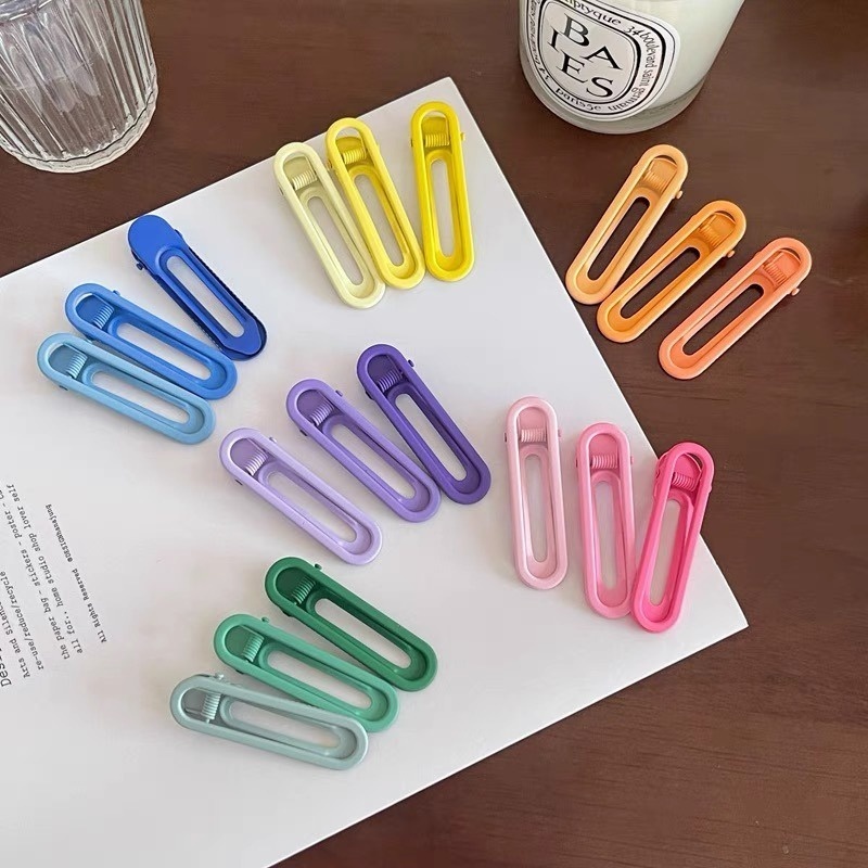 🍥jellycuty🍥Bộ 3 Kẹp Tóc/thời trang 1k quốc tế kẹp tóc mini cute kẹp tóc khổng lồ Kẹp Tóc mái kẹp tóc