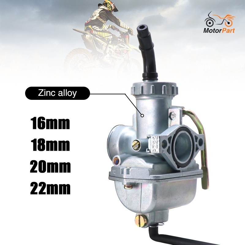 Keihin PZ16 / 18 / 20 / 22 Hợp kim nhôm / Bộ chế hòa khí xe máy Zialloy cho XR80 1980-2003 CRF80 200