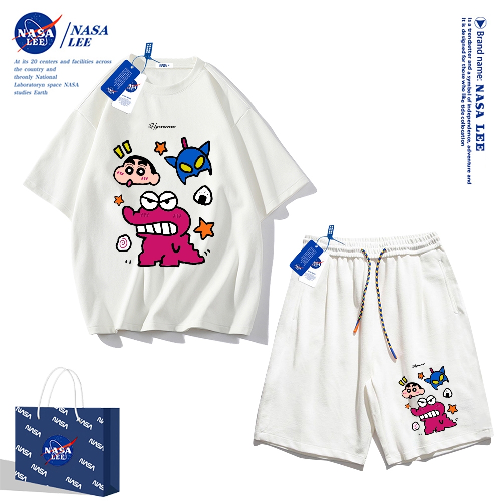 Áo thun Nasa mùa hè dáng rộng