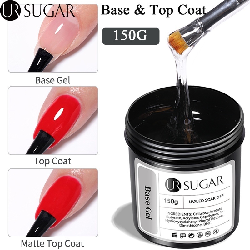 UR SUGAR Gel Sơn Nền Móng Tay Trong Suốt 150g