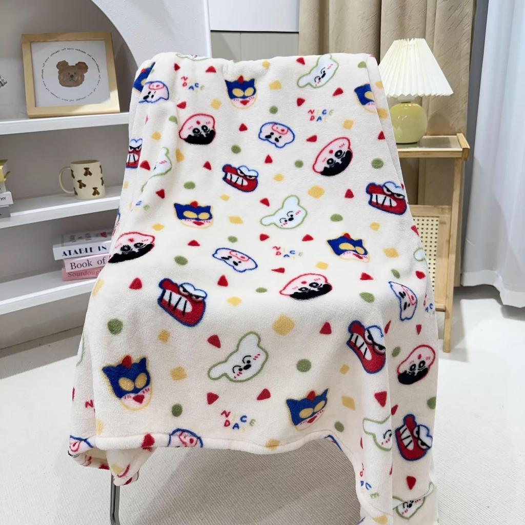 Chăn Nhỏ Điều Hòa Không Khí Chăn Ngủ Chăn Crayon Shin-Chan Pudding Chó Chăn Nhỏ Thường Ngày Hoạt Hìn