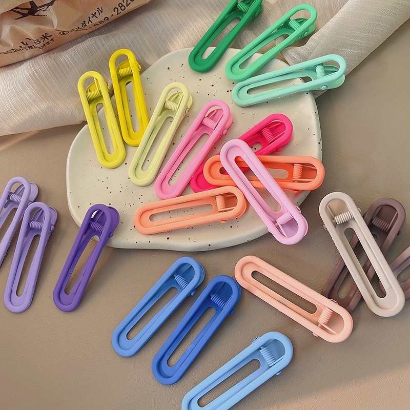 🍥jellycuty🍥thời trang 1k quốc tế kẹp tóc mini cute kẹp tóc khổng lồ Kẹp Tóc mái kẹp tóc Kẹp tóc mái 