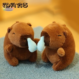 Xuxiaoyan Trtop Kawaii Sanger Tay cầm Capybara đáng yêu Tay cầm Capybara Tay cầm rùa Búp bê sáng tạo Đồ chơi nhồi bông mượt VN Quà sinh nhật