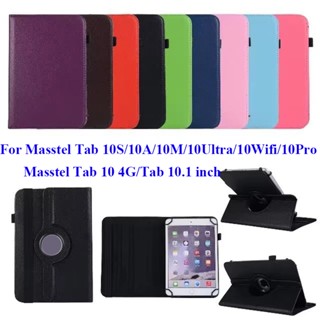 Ốp lưng máy tính bảng cho Masstel Tab 10 4G Tab 10.1 inch đứng cho Masstel Tab 10S 10A 10M 10 Ultra WIFI Pro Plus 10.1 '' 360 Vỏ da quay