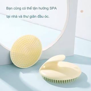 Bàn Chải Dầu Gội Silicon Làm Sạch Gàu Massage Da Đầu Magic Massage Lược Chống Ngứa Thiết Bị Trầy Xước Đầu Massage Mềm Bàn Chải Làm Sạch Sản Phẩm Tóc Bàn Chải Chống gàu