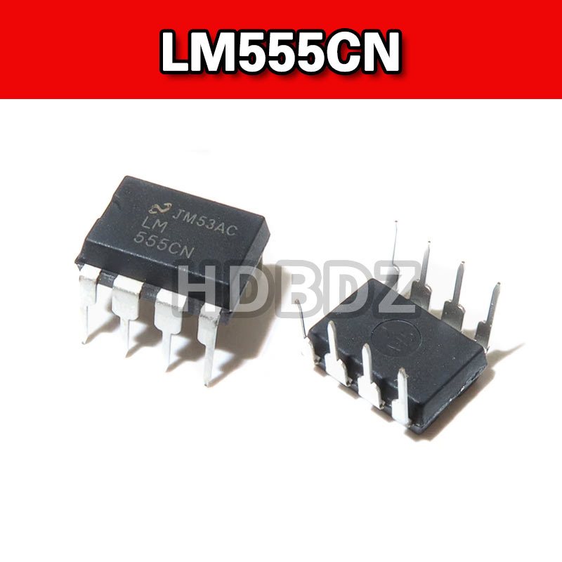 2-5 CÁI LM555CN DIP-8 LM555 Bộ đếm thời gian lập trình Chip dao động IC