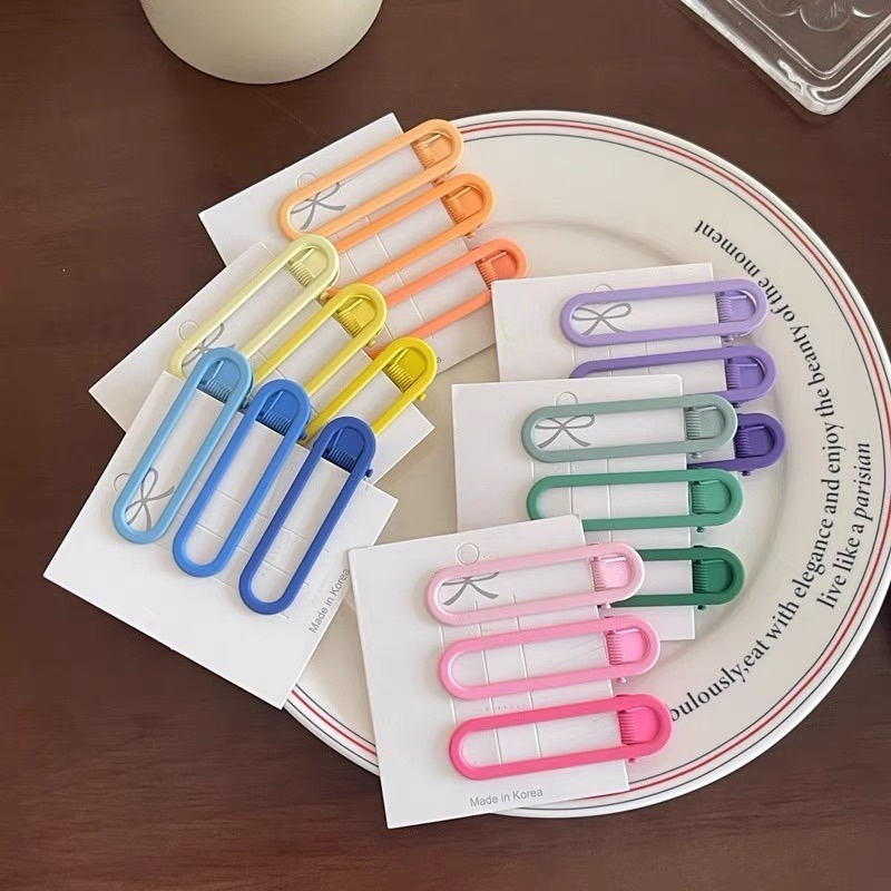 🍇Sweetybox🍇hời trang 1k quốc tế kẹp tóc mini cute kẹp tóc khổng lồ Kẹp Tóc mái kẹp tóc Kẹp tóc mái D