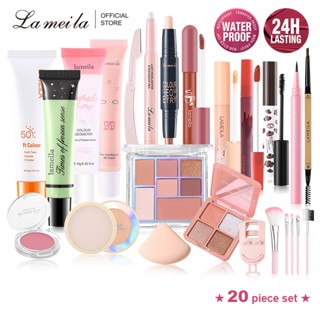  Bộ làm đẹp mỹ phẩm Lameila 20 miếng chống mồ hôi lâu trôi 