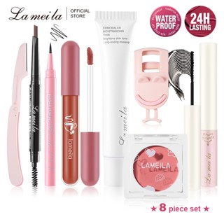  Bộ làm đẹp mỹ phẩm Lameila 8 miếng chống thấm nước lâu trôi 