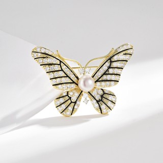  Chính Hãng Bướm Thổ Cẩm Cao Cấp Nam Nữ Ánh Sáng Sang Trọng Thời Trang Ngọc Trai Khăn Trùm Đầu Áo Khoác Trâm Pin Quà Tặng Tặng Tặng Tặng 