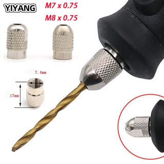 Collet Chuck Cap M8x0,75 / M7 x 0,75For Flex Trục Linh Hoạt Máy Khoan Điện Máy Xay Chết Điện Dụng Cụ Xoay YIYANG