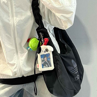 Yanniao Túi mây Adidas thời trang mới Cỏ ba lá Gấp nách Túi thể thao và giải trí Túi đeo chéo một vai